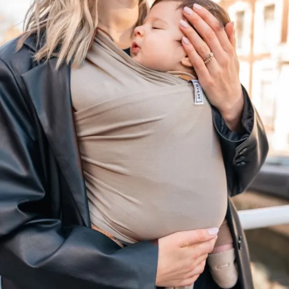 ByKay Stretchy Wrap Deluxe Draagdoek - Mt. M - Chocolate