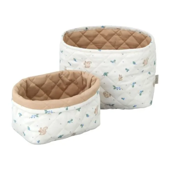 Cam Cam Blueberries Gewatteerde Opbergmand - 2 Stuks