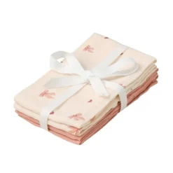 Cam Cam Copenhagen Bows Washandjes - 4 pack - GOTS