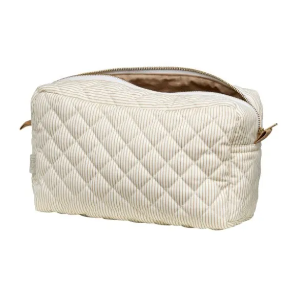 Cam Cam Copenhagen Classic Stripes Toilettas - Groot - Camel