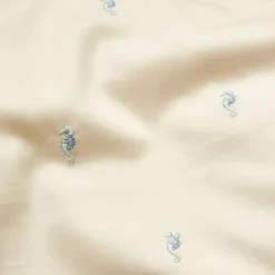 Cam Cam Copenhagen Dekbedovertrek Geborduurd - 70 x 100 cm - GOTS - Sea Garden