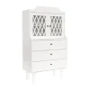 Cam Cam Copenhagen Harlequin French Cabinet - White