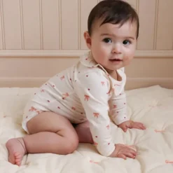 Cam Cam Copenhagen Long Sleeved Body Holly - 56 cm - Bows