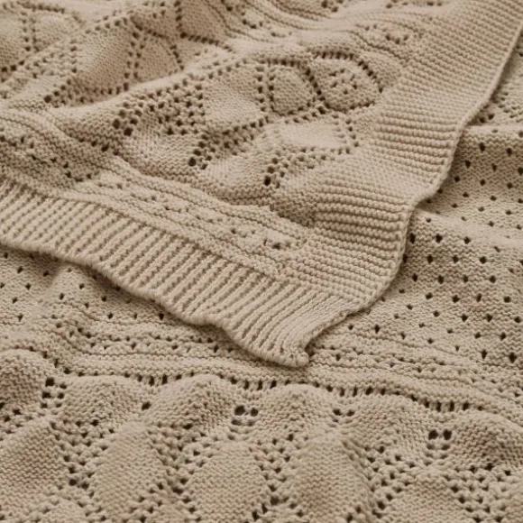 Cam Cam Copenhagen Pointelle Gebreide Baby Deken - Hazel