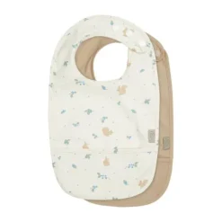 Cam Cam Copenhagen Slabbetjes met Vangzakje - 2-Pack - Blueberries