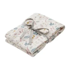 Cam Cam Pressed Leaves Hydrofiel Luier Rose 120 x 120 cm