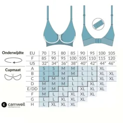 Carriwell Gelbeugel Voedingsbh Zwart XL
