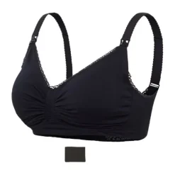 Carriwell Padded Gelbeugel Voedingsbh Zwart Mt. M