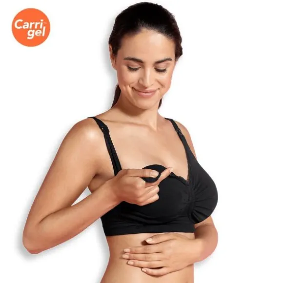 Carriwell Padded Gelbeugel Voedingsbh Zwart Mt. M