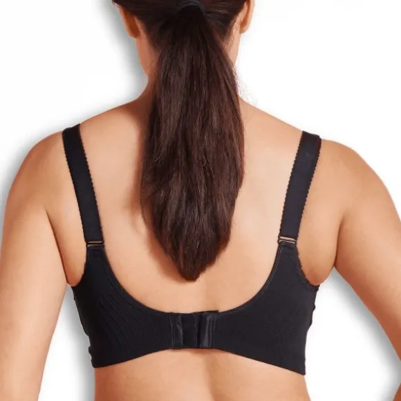 Carriwell Padded Gelbeugel Voedingsbh Zwart Mt. M