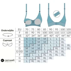 Carriwell Padded Voedingsbh Zwart S