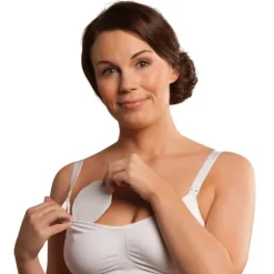 Carriwell Wasbare Zoogcompressen Katoen Zwart 6 Stuks