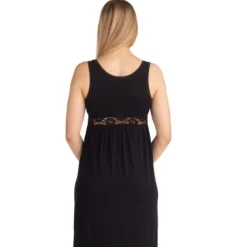 Carriwell Zwangerschap En Voedingsnachthemd - Mt. S - Zwart