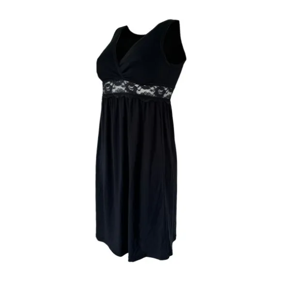 Carriwell Zwangerschap En Voedingsnachthemd - Mt. S - Zwart