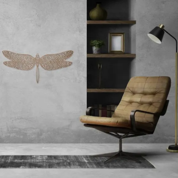 Casa Sentir Libelle Wanddecoratie - Large - Naturel