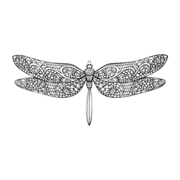 Casa Sentir Libelle Wanddecoratie - Large - Naturel