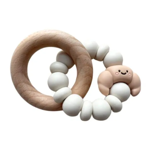 Chewies & More Bijtring - Croissant - Beige