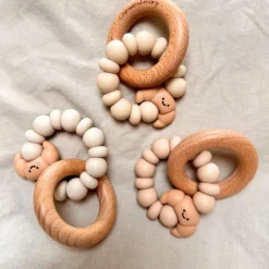 Chewies & More Bijtring - Croissant - Beige