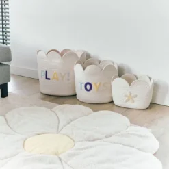 Childhome Flower Mand – 30 cm - Ecru