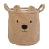 Childhome Teddy Opbergmand – 30 x 30 cm – Bruin