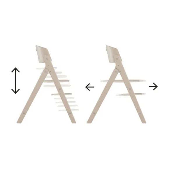 Cybex Click & Fold Kinderstoel - Stone Blue / Mid Blue