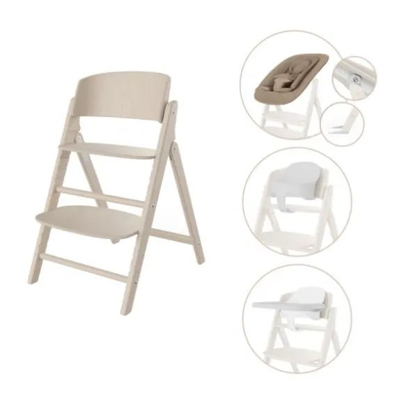 Cybex Click & Fold Kinderstoel 4-in-1 - Stone Blue / Mid Blue