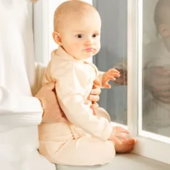 DAY Broekje - Gestreept - Apricot - Mt. 50/56