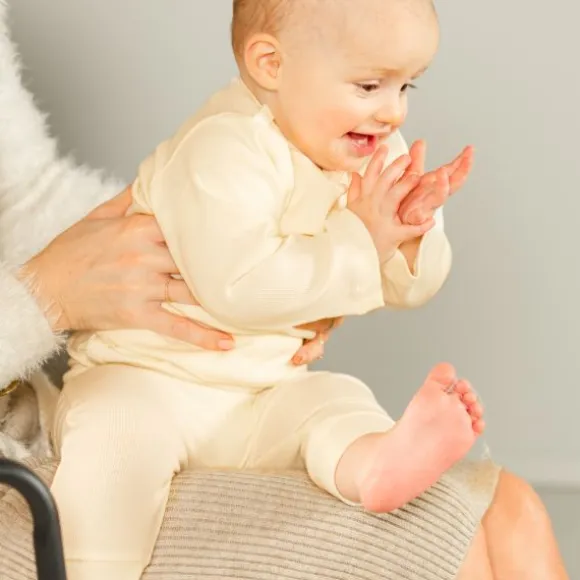 DAY Broekje Rib - Cream - Mt. 62/68