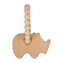 DAY Dierenfiguren Bijtring - Silicone - Neushoorn - Ivory Cream