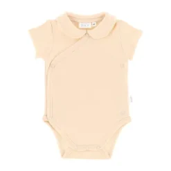 DAY Overslagromper Korte Mouw Ronde Kraag - Mt. 50/56 - Apricot