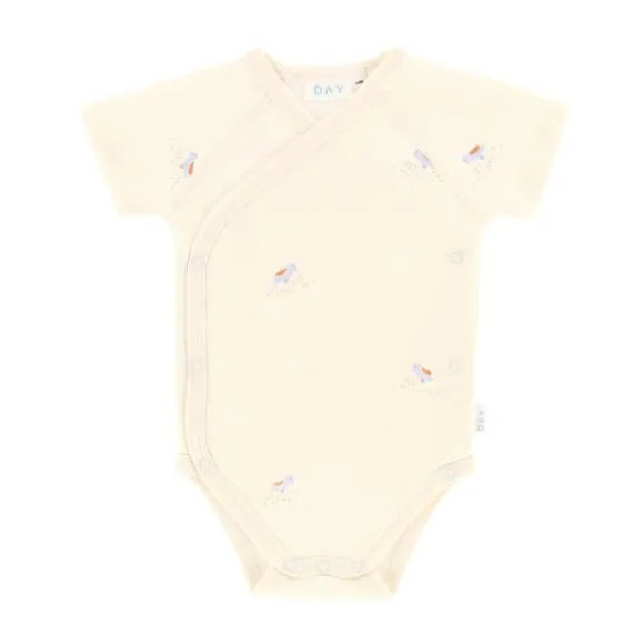 DAY Overslagromper Korte Mouw - Mt. 50/56 - Cream