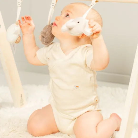 DAY Overslagromper Korte Mouw - Mt. 50/56 - Cream