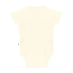 DAY Overslagromper Korte Mouw Rib - Mt. 74/80 - Cream