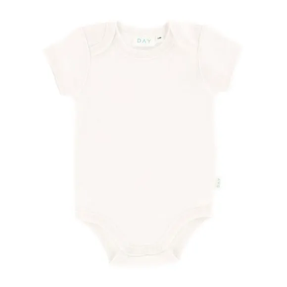 DAY Romper Korte Mouw - Off White - Mt. 50/56