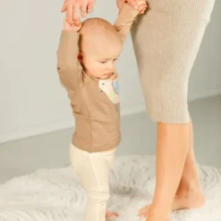 DAY T-Shirt Lange Mouw - Mocha - Mt. 50/56