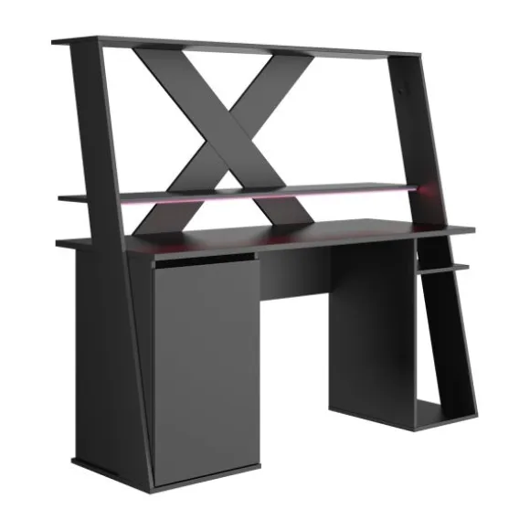 Diagone Axyon Gamer Bureau - Zwart