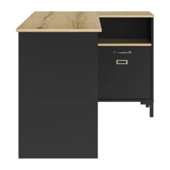 Diagone Manchester Hoekbureau (fixed) - Eik Helvezia