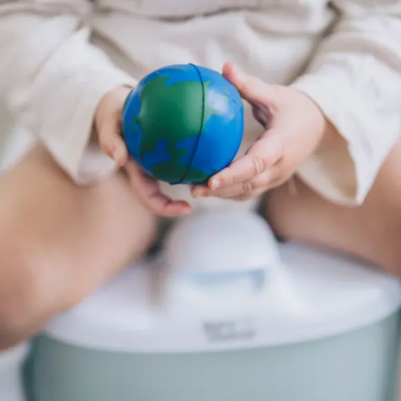 DiaperChamp 3-in-1 Potty - Silver