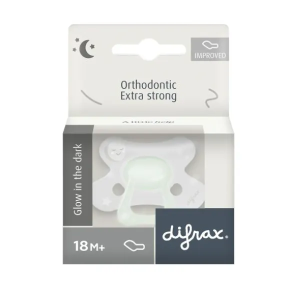 Difrax Dental Fopspeen Nacht 18+ Mnd