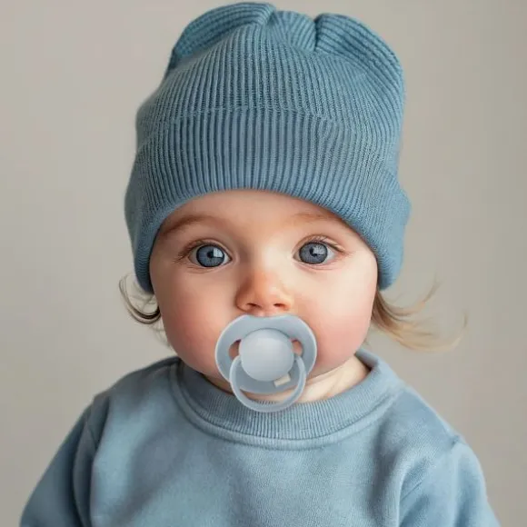 Difrax Dynamic Lovi Prime Fopspeen - 6-18mnd - 2st. - Baby Blue / Blue