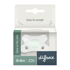 Difrax Natural Fopspeen Nacht Nina 0-6 Mnd