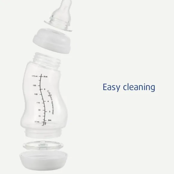 Difrax Starterset Transparant Met Flessenborstel