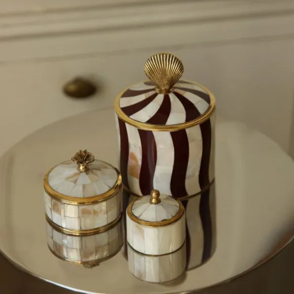 Doing Goods Abby Circusdoosje – Groot – Bordeaux/Parelmoer