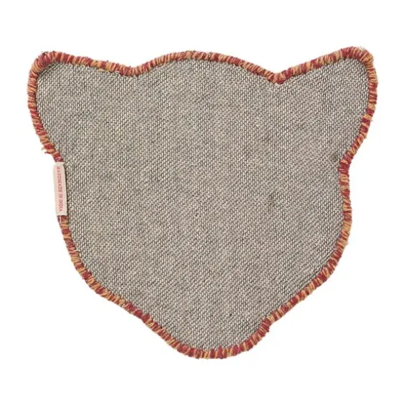 Doing Goods Wanddecoratie - Tapis Amis - Tula Wijze Tijger Dierenkop