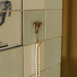 Doing Goods Wandhaak - Queen Bee - Messing