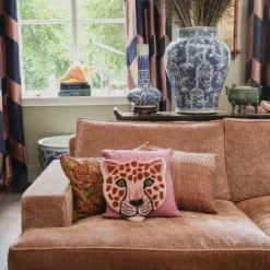 Doing Goods Wandhanger - Tapis Amis - Archie Geruite Beer Dierenkop