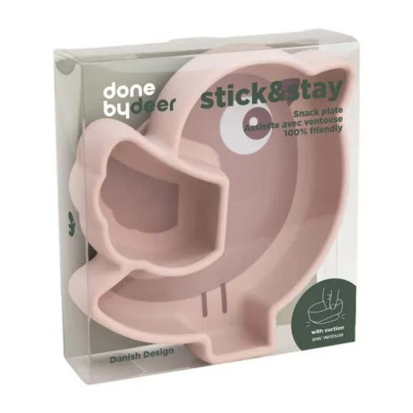 Done By Deer Birdee Stick&Stay Snack Bord - Blue