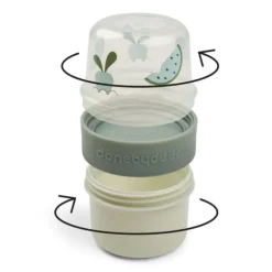 Done By Deer Birdee 2-Way Snackbox - Small - Sand