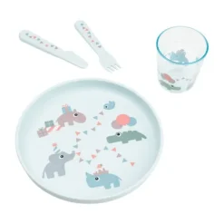 Done By Deer Celebration Foodie Dinerset - Blue