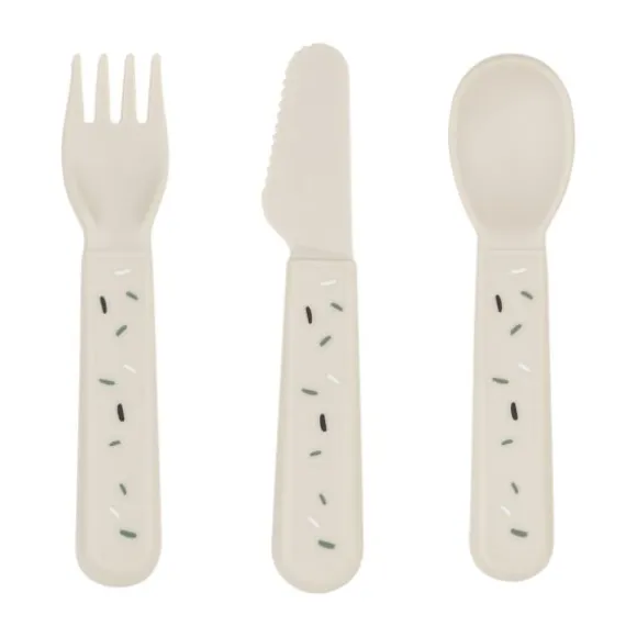 Done By Deer Confetti Bestekset - Sand